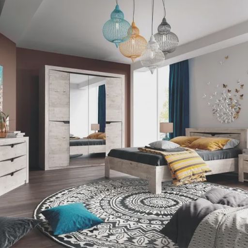 Комод «Соренто», 4 ящика, 2 дверцы